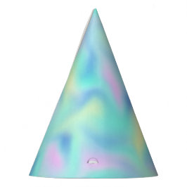 Chapéu De Festa Padrão de espirais Bonito de Pastel desfocadas com