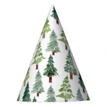 Padrão de Floresta de Pinheiro Russo da Aquarela I