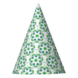 Chapéu De Festa Padrão De Folha, Padrão De Folhas, Folhas Verdes