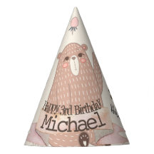 Padrão de Morango de Aniversário do Ursinho Person