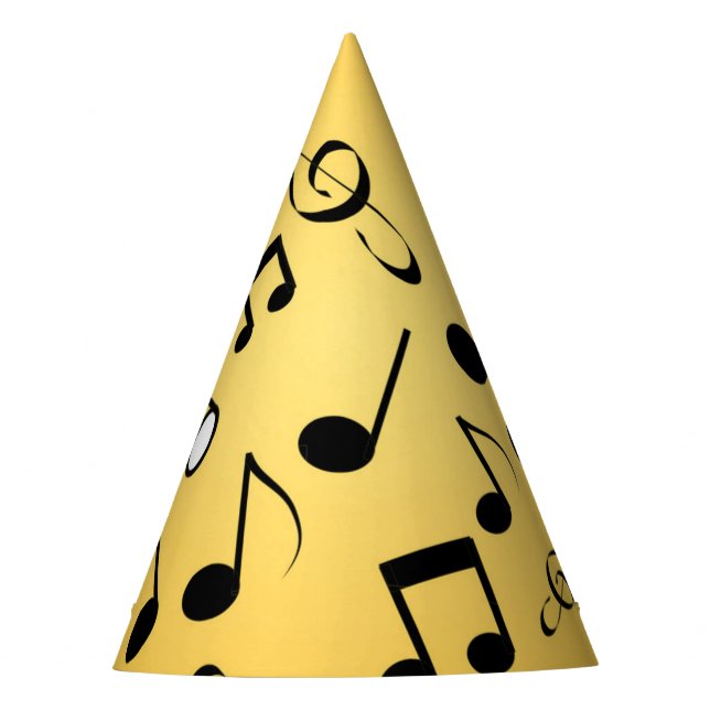 Chapéu De Festa Padrão de música (Frente)