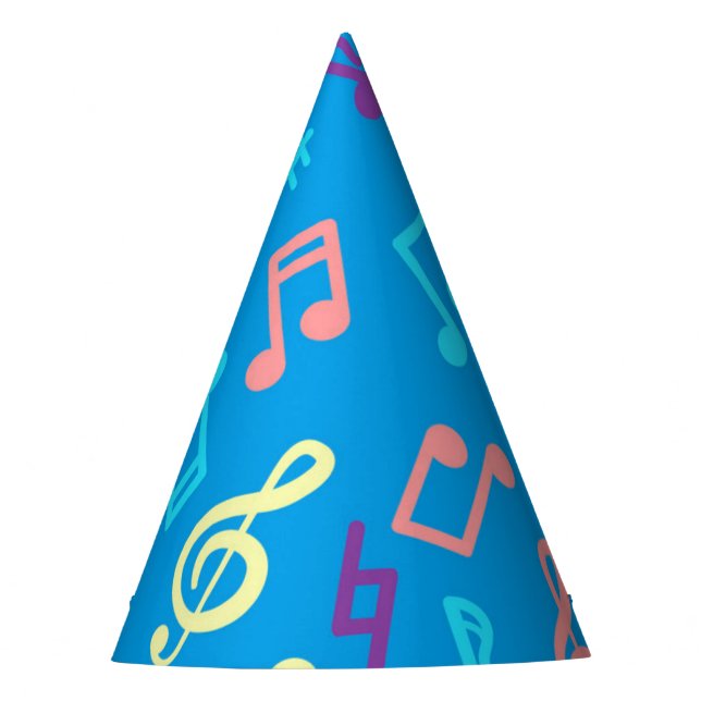 Chapéu De Festa Padrão de música (Frente)