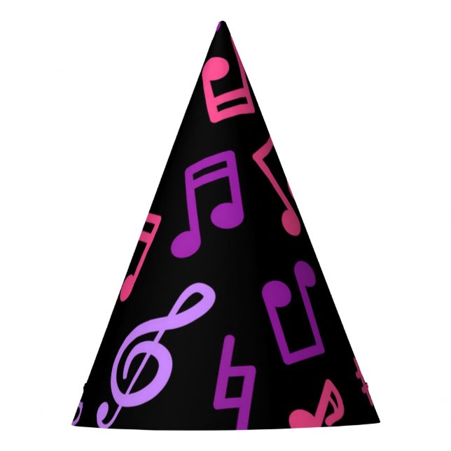 Chapéu De Festa Padrão musical (Frente)