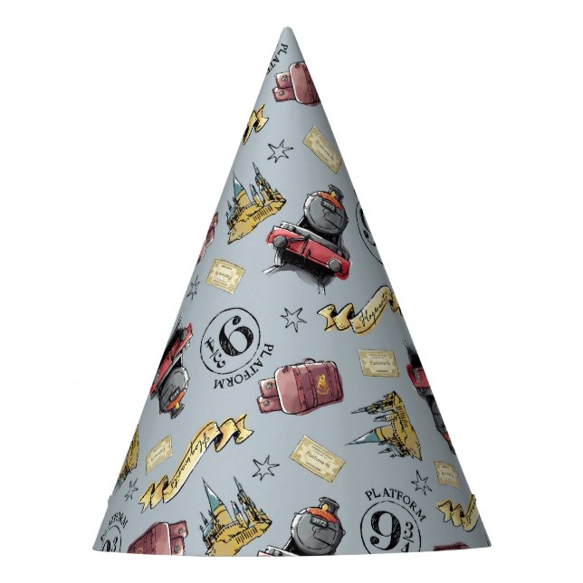 Chapéu De Festa Padrão viagem para HOGWARTS™ (Frente)