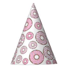 Chapéu De Festa Padrões De Rosquinhas, Rosquinhas Rosa, Prensas
