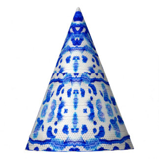 Chapéu De Festa Padrões Nativos do Seta do Indigo Étnico