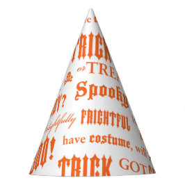 Chapéu De Festa Palavras Estranhas Festa do Dia das Bruxas Brancas