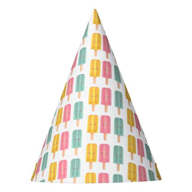Chapéu De Festa Palitos de Sorvete de Verão (Frente)