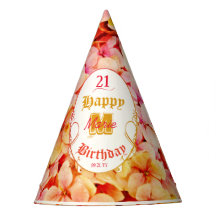 Papel de aniversário de 21 anos moderno, cor-de-ro