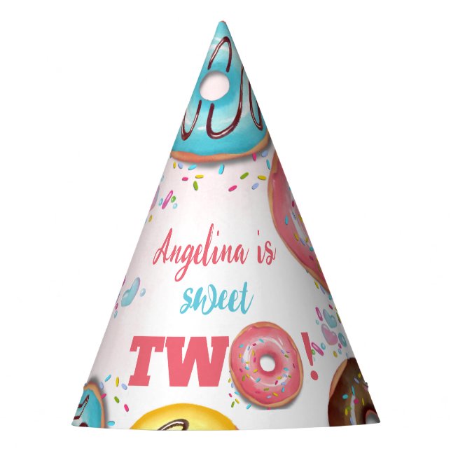 Chapéu de festa para 2º aniversário. (Frente)