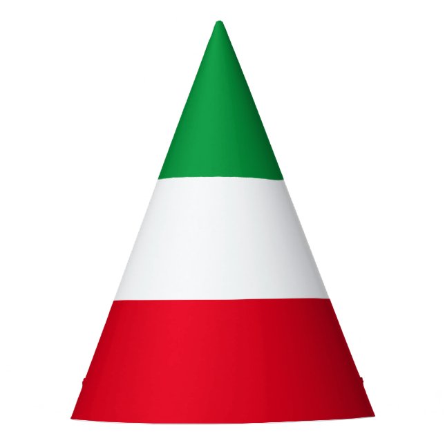Chapéu De Festa Partido de Bandeira Italiano Hat (Frente)