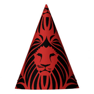 Chapéu De Festa Partido Leão Vermelho-Chapéu