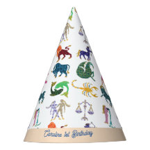 Partido primeiro aniversario com 12 Sinais Zodiac