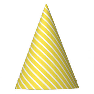 Chapéu De Festa Parto de Diagonal Amarelo do Carnaval