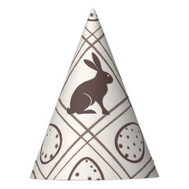 Chapéu De Festa Páscoa Xadrez castanha