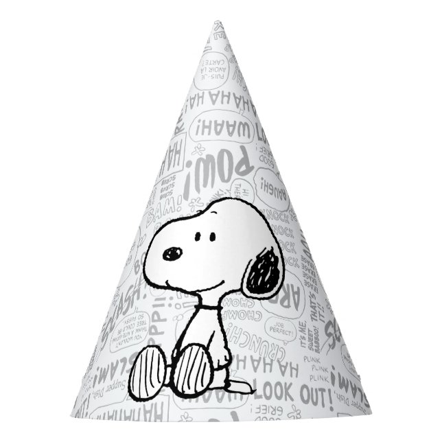Chapéu De Festa PEANUTS | Esnoopia sobre Histórias em quadrinhos b (Frente)