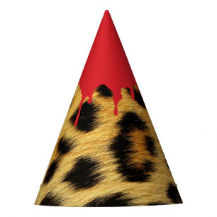 Chapéu De Festa Pele de leopardo de Halloween - Mordida sangrenta