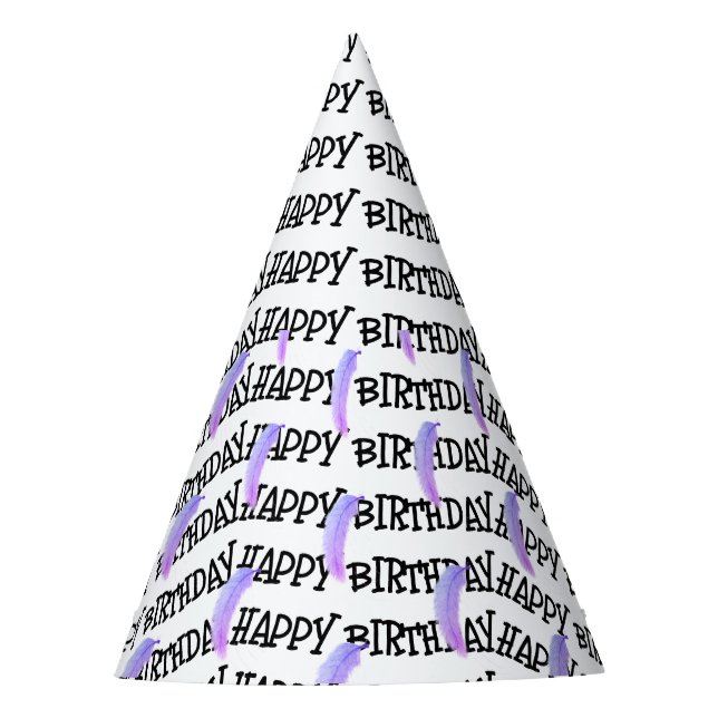 Chapéu De Festa Pena soprada pelo vento (Frente)