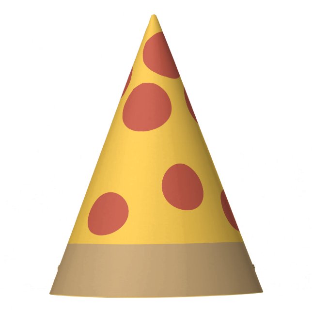 Chapéu De Festa Pepperoni Pizza Party Hat (Frente)