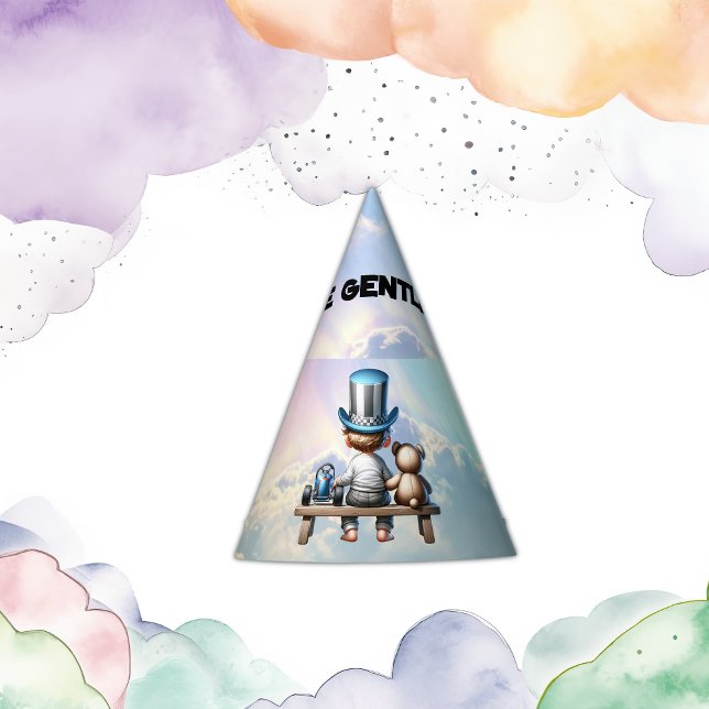 Chapéu De Festa Pequeno Chá de fraldas Cavalheiro | (Criador carregado)