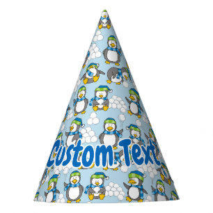 Chapéu De Festa Pequeno Fundo de Pinguim