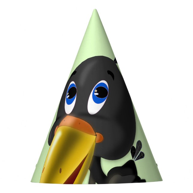 Chapéu De Festa Pequeno Pássaro de Amor (Frente)