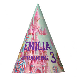 Chapéu de Festa Personalizado Pastel Candyland 3º