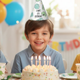 Chapéu De Festa Personalized Dinosaur Birthday Hats | Dino Party