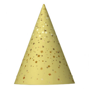 Chapéu De Festa Petite Ouro Stars Party Hat-Banana Yellow
