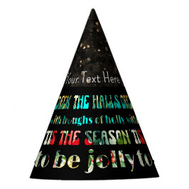 Chapéu De Festa Pincel de Natal Os Cachos Festivos Faux Sparkle