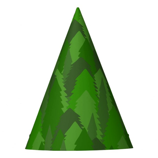 Chapéu De Festa Pine Forest (Frente)