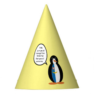 Chapéu De Festa Pinguim Senhora Falante Açoriana Personalizada 