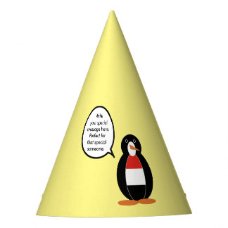 Chapéu De Festa Pinguim Senhora Iemenita Personalizada