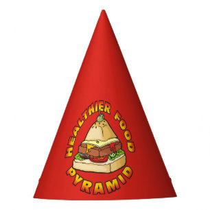 Chapéu De Festa Pirâmide de Comidas mais saudável