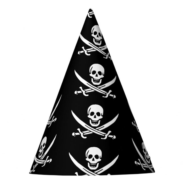 Chapéu De Festa Pirate Skull Party Hat (Frente)
