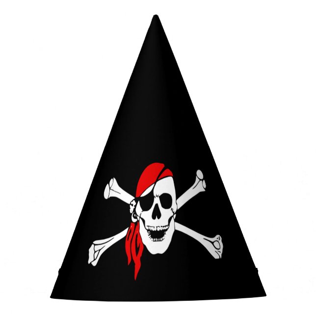 Chapéu De Festa Pirate Skull Party Hat (Frente)