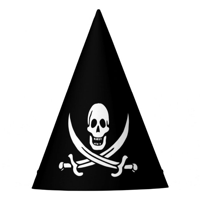 Chapéu De Festa Pirate Skull Party Hat (Frente)