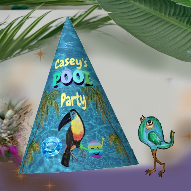 Chapéu De Festa Piscina de Verão (Summer Fun Pool Party Hat)