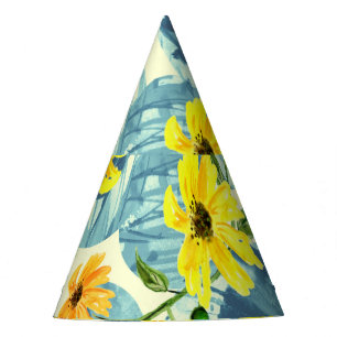Chapéu De Festa Plantas Criativas De Aquarela: Na moda Sem Sede