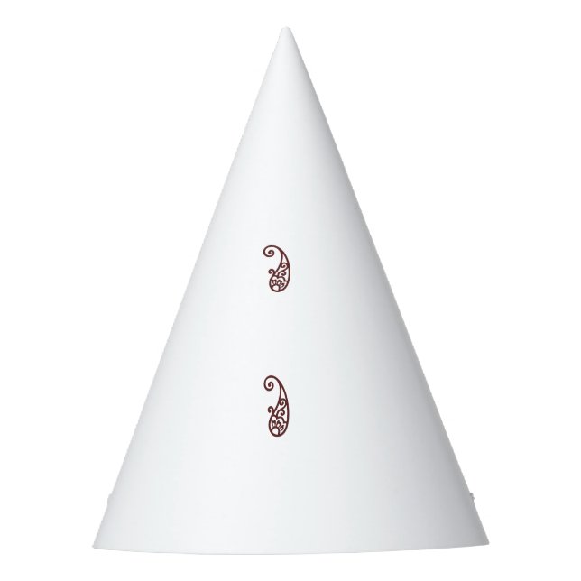 Chapéu De Festa Ponto vermelho (Frente)