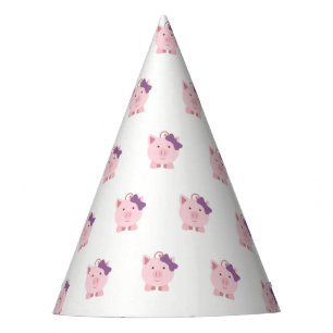 Chapéu De Festa Porco de Garota Bonita