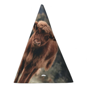 Chapéu De Festa Prados de outono de vitelo das vacas de montanha