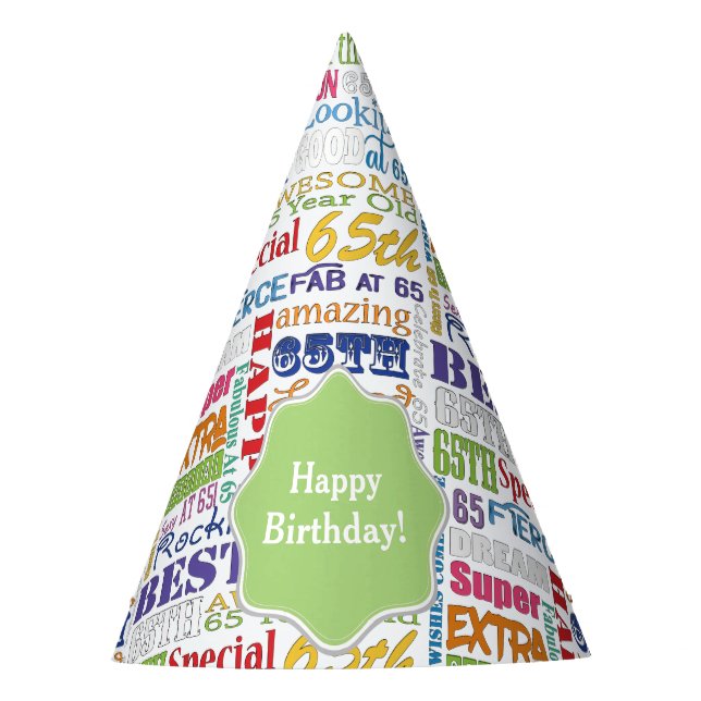 Chapéu De Festa Presentes originais e do Special 65th da festa de (Frente)