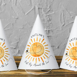 Chapéu De Festa Primeira viagem em torno do primeiro aniversario d