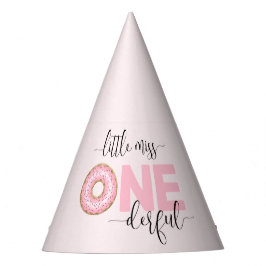 Chapéu De Festa Primeiro aniversario de MIs Pequeno e Rosa