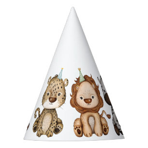 Chapéu De Festa Primeiro aniversario Selvagem Selvagem de Animais
