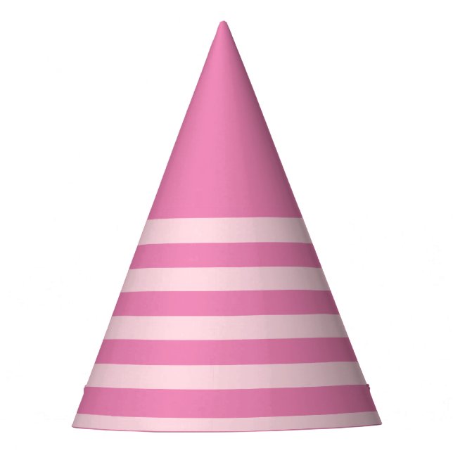 Chapéu De Festa Princesa Rosa claro e Tinta Rosa (Frente)