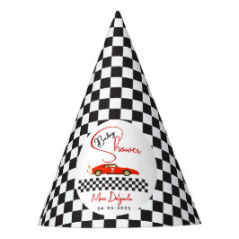 Chapéu De Festa Race Car Boy Baby Shower | Little Racer Party