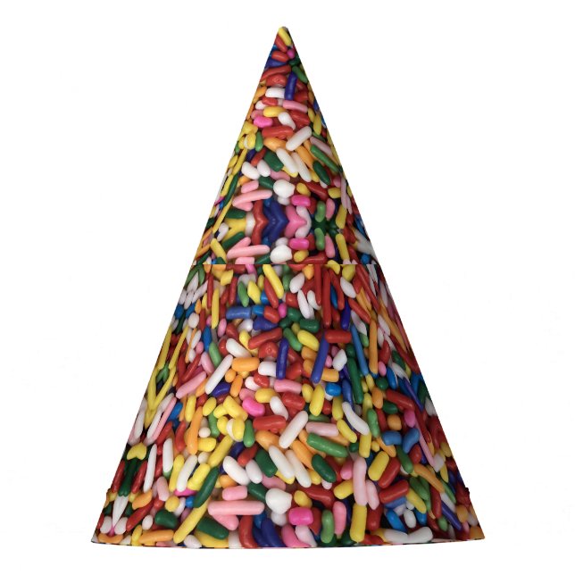 Chapéu De Festa Rainbow Sprinkles (Frente)
