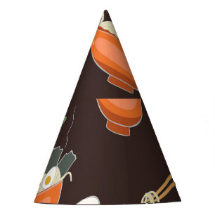 Chapéu De Festa Ramen Noodles: Gráficos Vintage